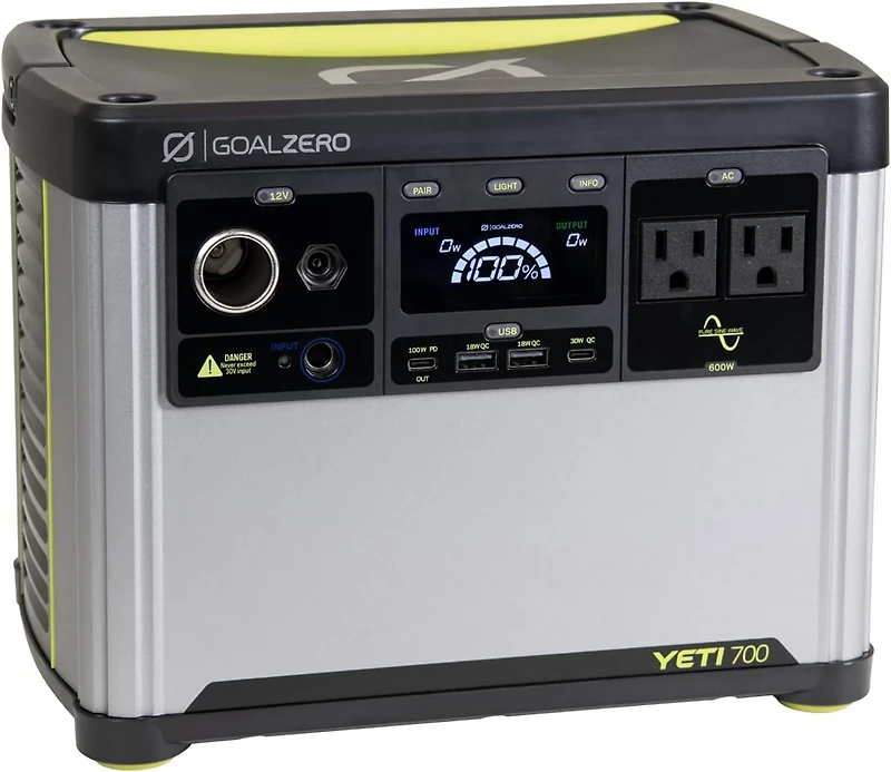 GOAL ZERO Yeti 700 6G 120V Portable Power Station