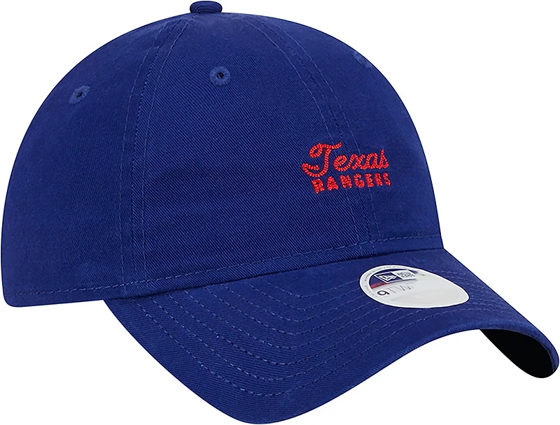 New Era Men's Texas Rangers Throwback Cross Stitch 9TWENTY Cap