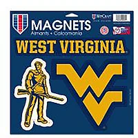 WinCraft West Virginia University 11 in x 11 in Magnet