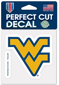 WinCraft West Virginia University 4 in x 4 in Primary Decal