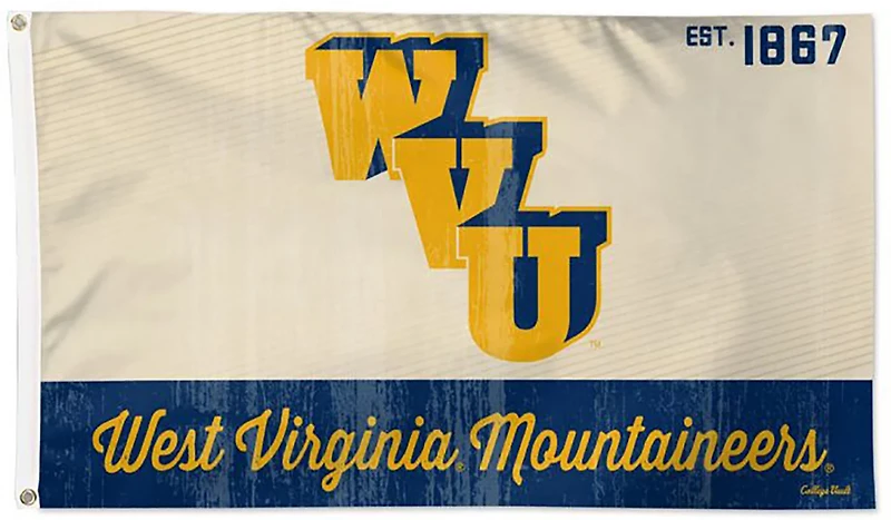 WinCraft West Virginia University 3 ft x 5 ft Retro Flag