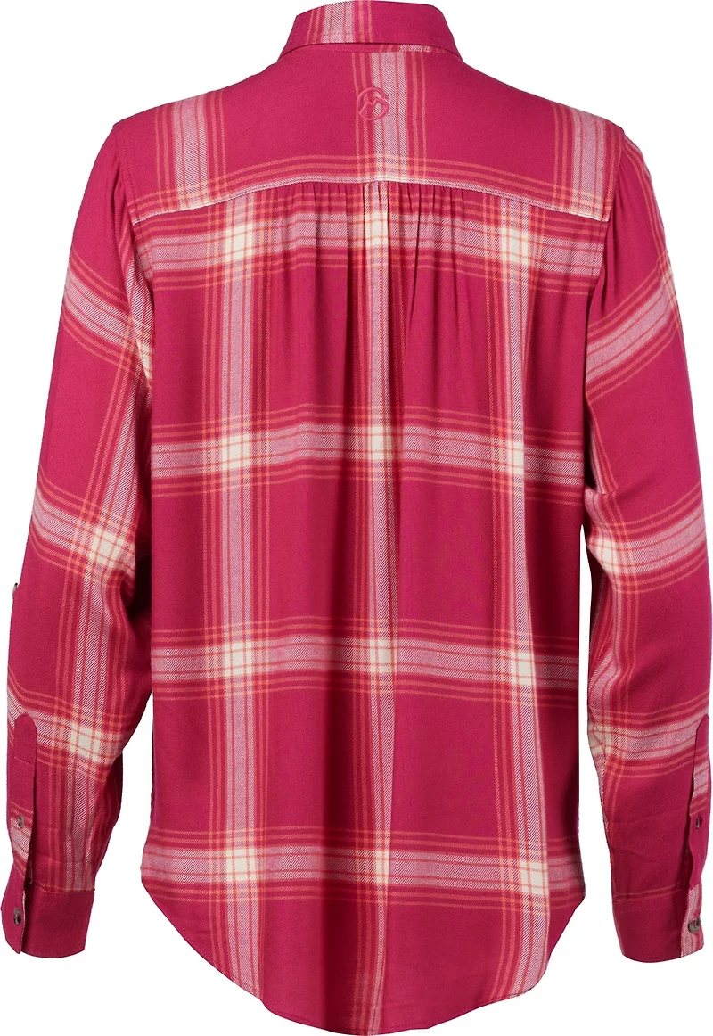 Magellan Outdoors Women's Willow Creek Plaid Long Sleeve Shirt