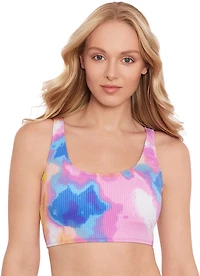 Salt + Cove Juniors' Tie-Dye Longline Tank Swim Top