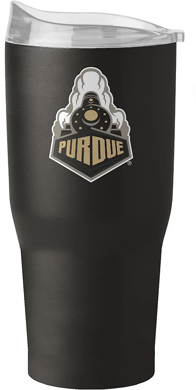 Logo Brands Purdue University Flipside 30 oz Powder Coat Tumbler