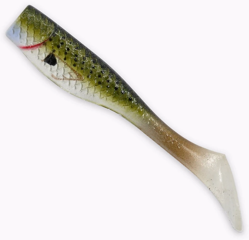 Dockside Bait & Tackle Matrix X-Shad 3 Unrigged Plastic Swimbaits 5-Pack