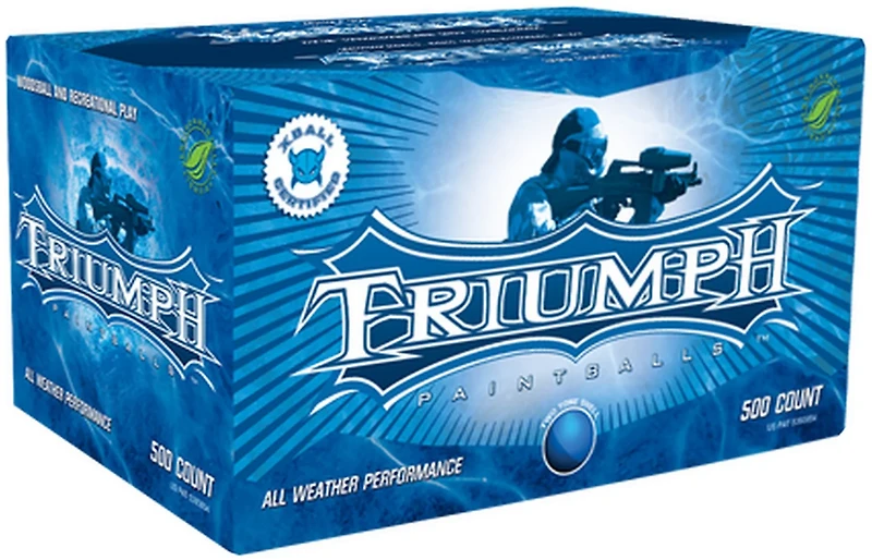 XBall Triumph .68 Caliber Paintballs 500-Pack