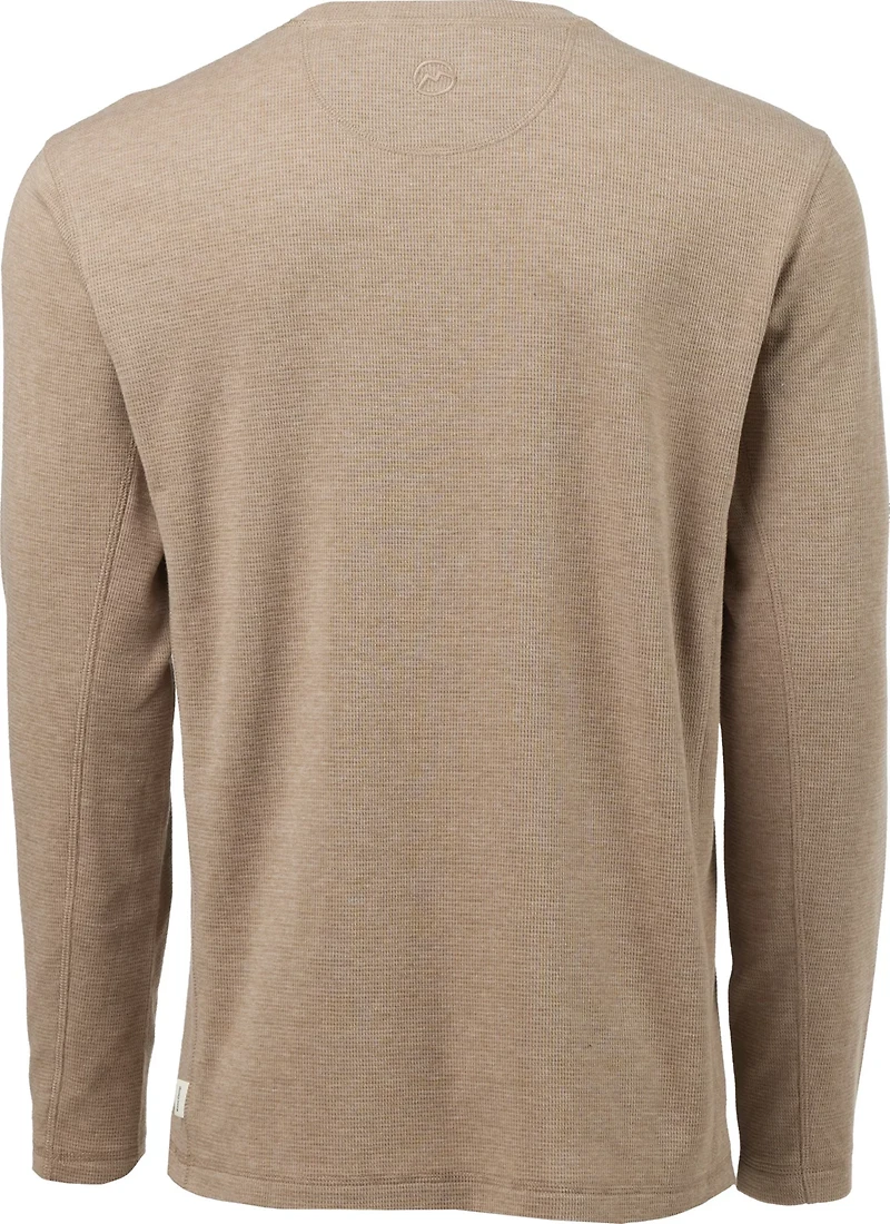 Magellan Outdoors Men's Base Camp Thermal Heathered Long Sleeve Crew Top