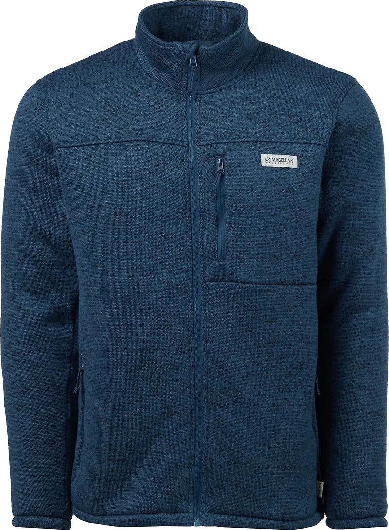 Magellan Outdoors Men's Campfire Sherpa Lined Sweater Fleece Jacket