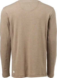 Magellan Outdoors Men's Base Camp Thermal Heathered Long Sleeve Henley Top