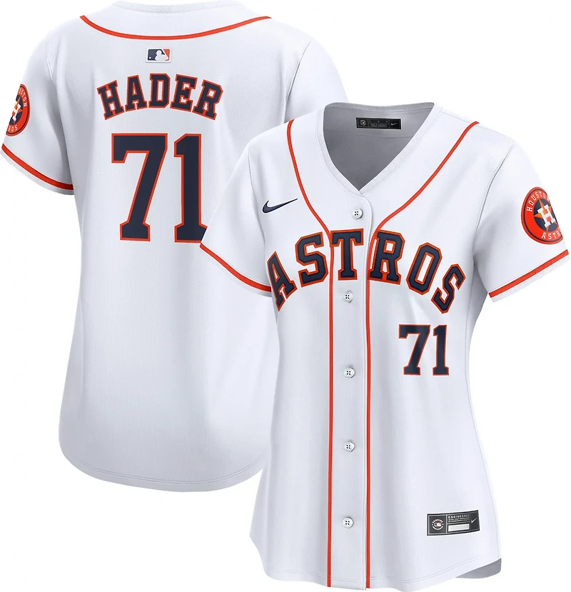 Nike Women's Astros Hader Home Limited N&N Jersey