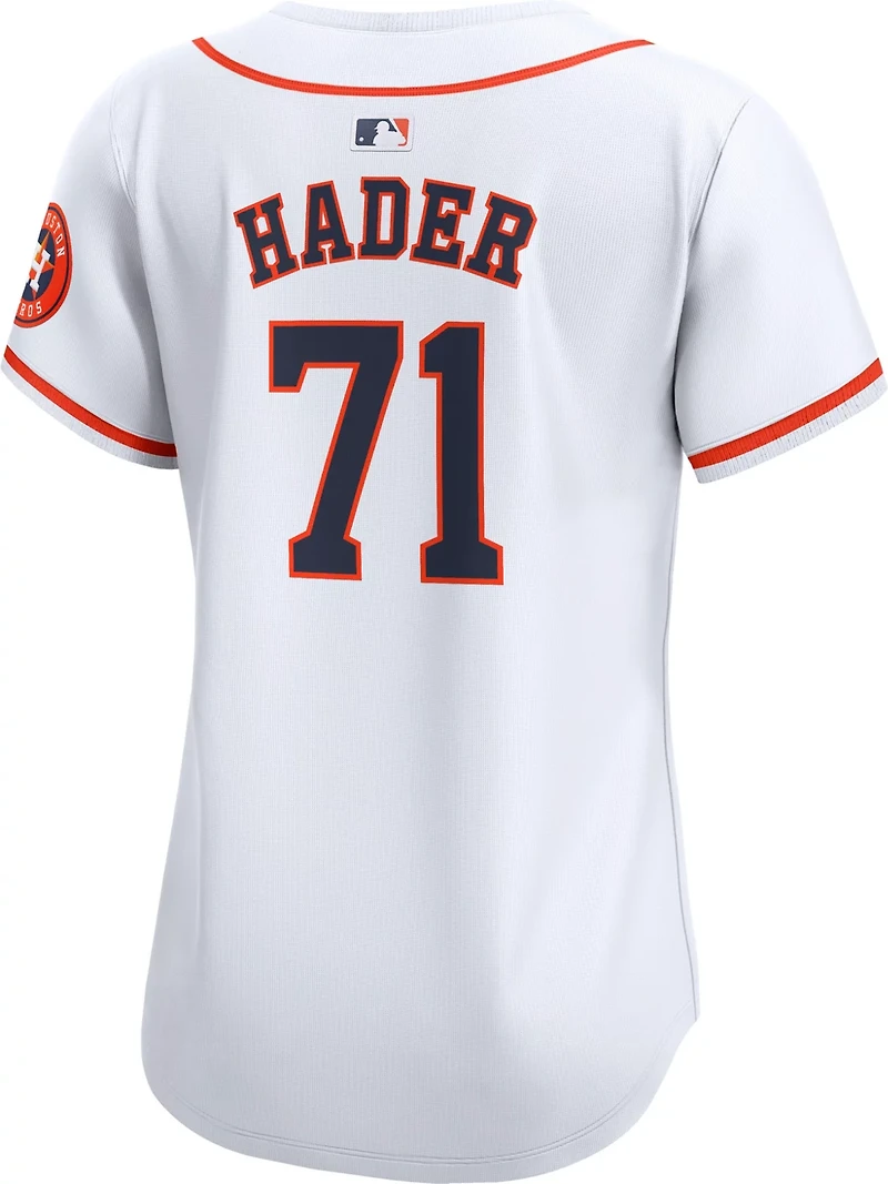 Nike Women's Astros Hader Home Limited N&N Jersey