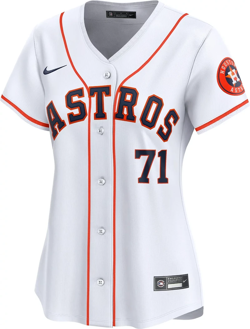 Nike Women's Astros Hader Home Limited N&N Jersey