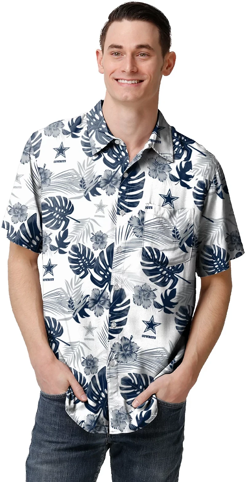 FOCO Men's Dallas Cowboys Floral Shirt