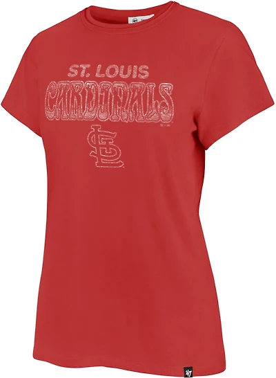 '47 Women's St. Louis Cardinals Dreamer Frankie Short Sleeve T-shirt