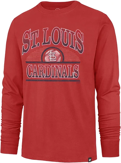 '47 Men's St. Louis Cardinals Top Spin Franklin Short Sleeve T-shirt