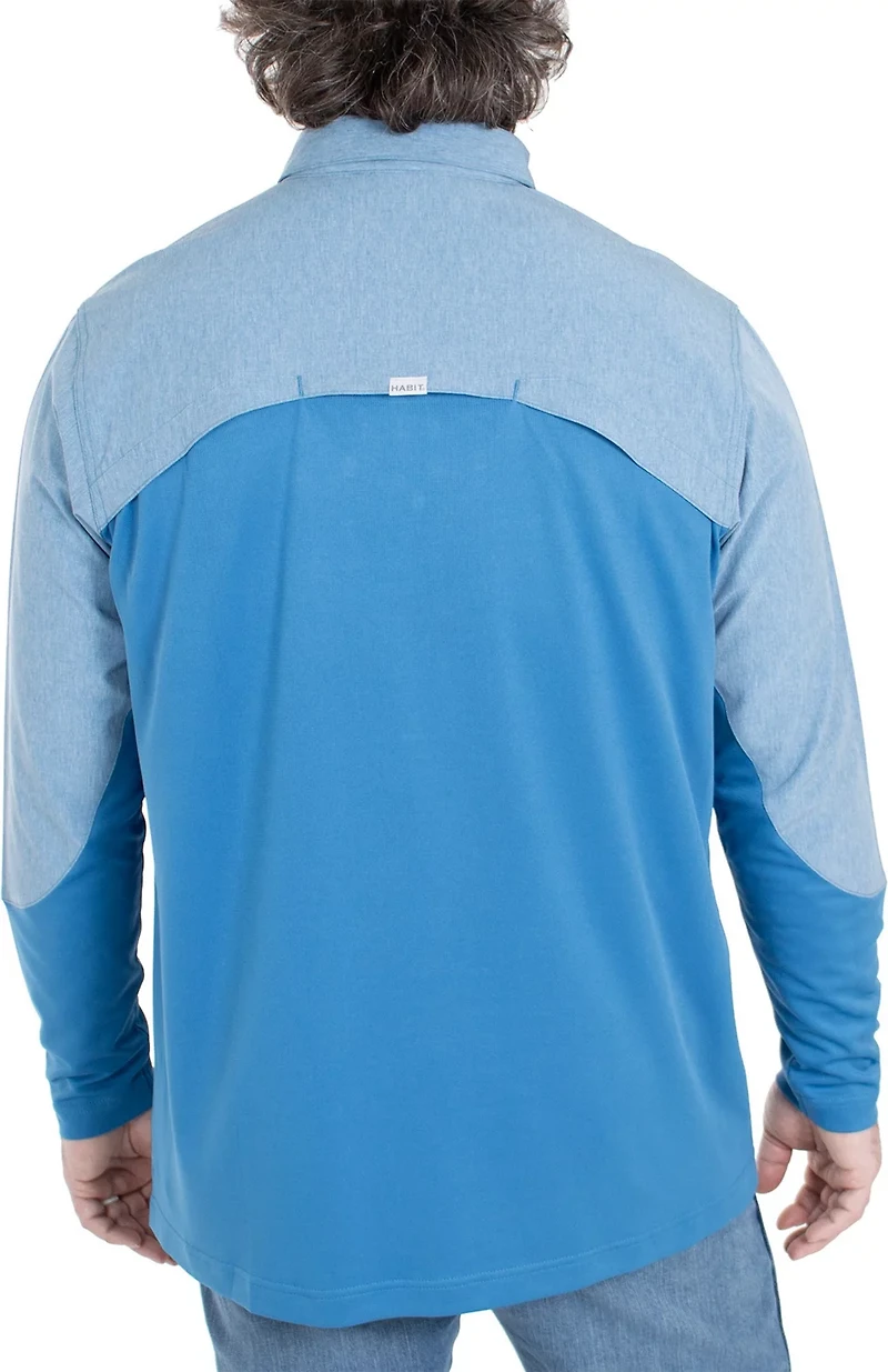 Habit Men's Shadow Series Long Sleeve Guide Fishing Shirt