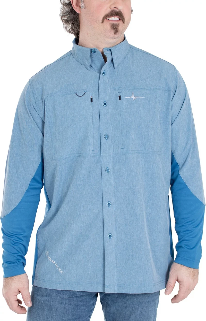 Habit Men's Shadow Series Long Sleeve Guide Fishing Shirt