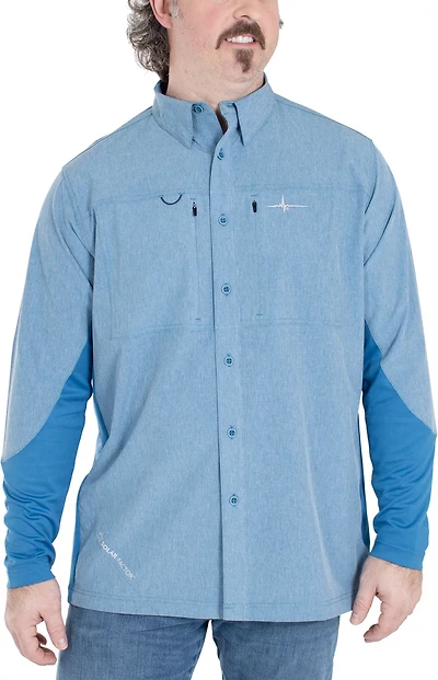 Habit Men's Shadow Series Long Sleeve Guide Fishing Shirt