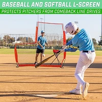 GoSports 7 ft x 7 ft L-Screen