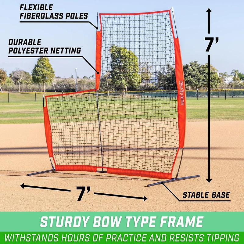 GoSports 7 ft x 7 ft L-Screen