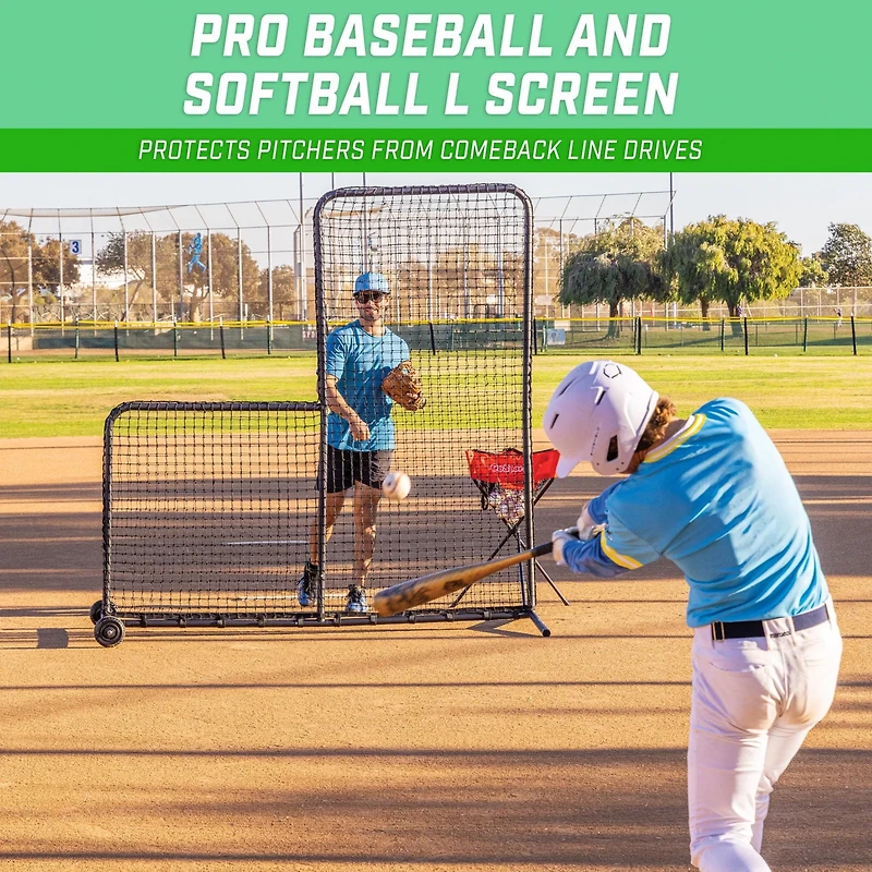 GoSports Pro 7 ft x 7 ft L-Screen