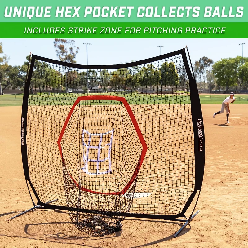 GoSports Pro 7 ft x 7 ft Hitting/Pitching Net