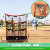 GoSports 9 Pocket Strike Zone Pitching Net