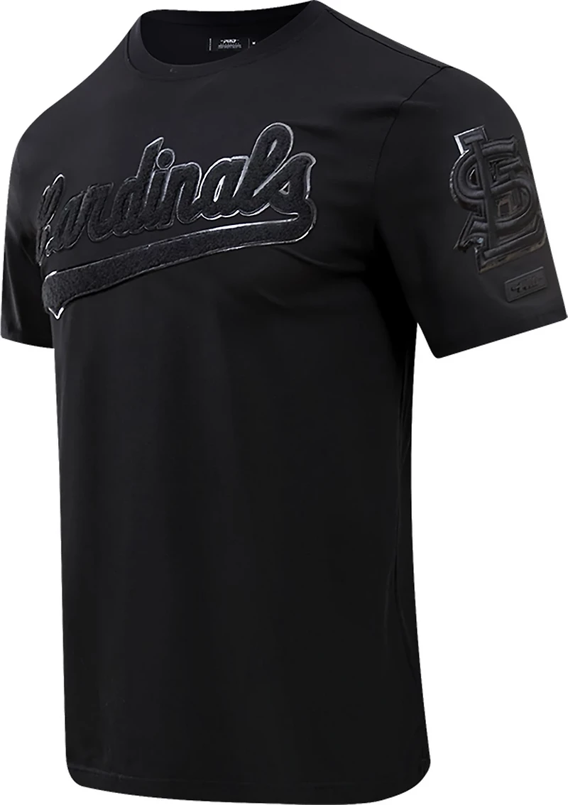 Pro Standard Men's St. Louis Cardinals Triple Black T-shirt