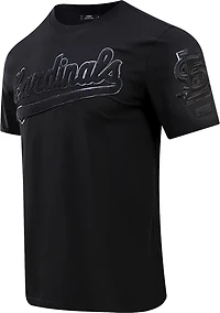 Pro Standard Men's St. Louis Cardinals Triple Black T-shirt