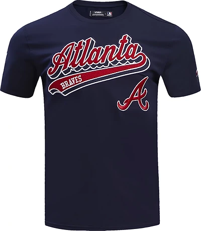 Pro Standard Men's Braves Script Tail Tee