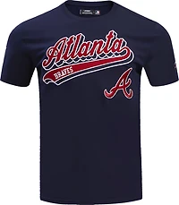 Pro Standard Men's Braves Script Tail Tee