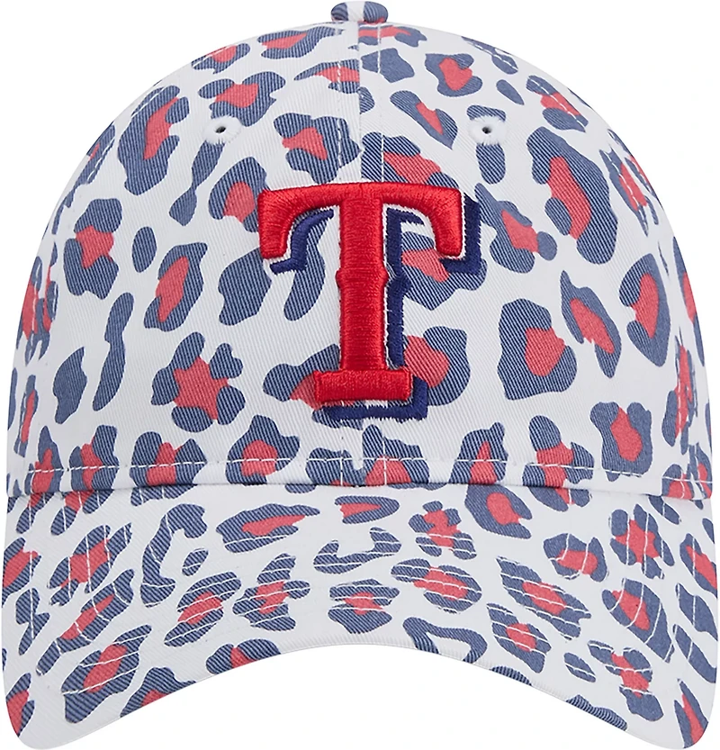New Era Women's Texas Rangers Leopard Active 9TWENTY Cap