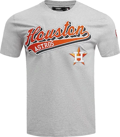 Pro Standard Men's Houston Astros Script Tail T-shirt