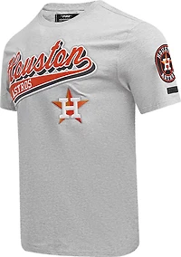 Pro Standard Men's Houston Astros Script Tail T-shirt