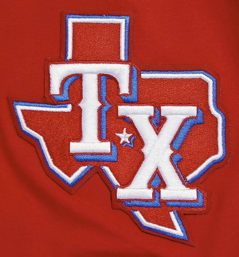 Pro Standard Men's Texas Rangers Script Tail T-shirt