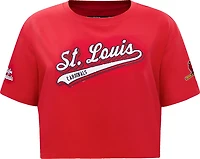 Pro Standard Women's St. Louis Cardinals Script Tail Boxy T-shirt