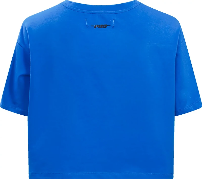 Pro Standard Women's Texas Rangers Script Tail Boxy T-shirt