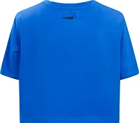 Pro Standard Women's Texas Rangers Script Tail Boxy T-shirt