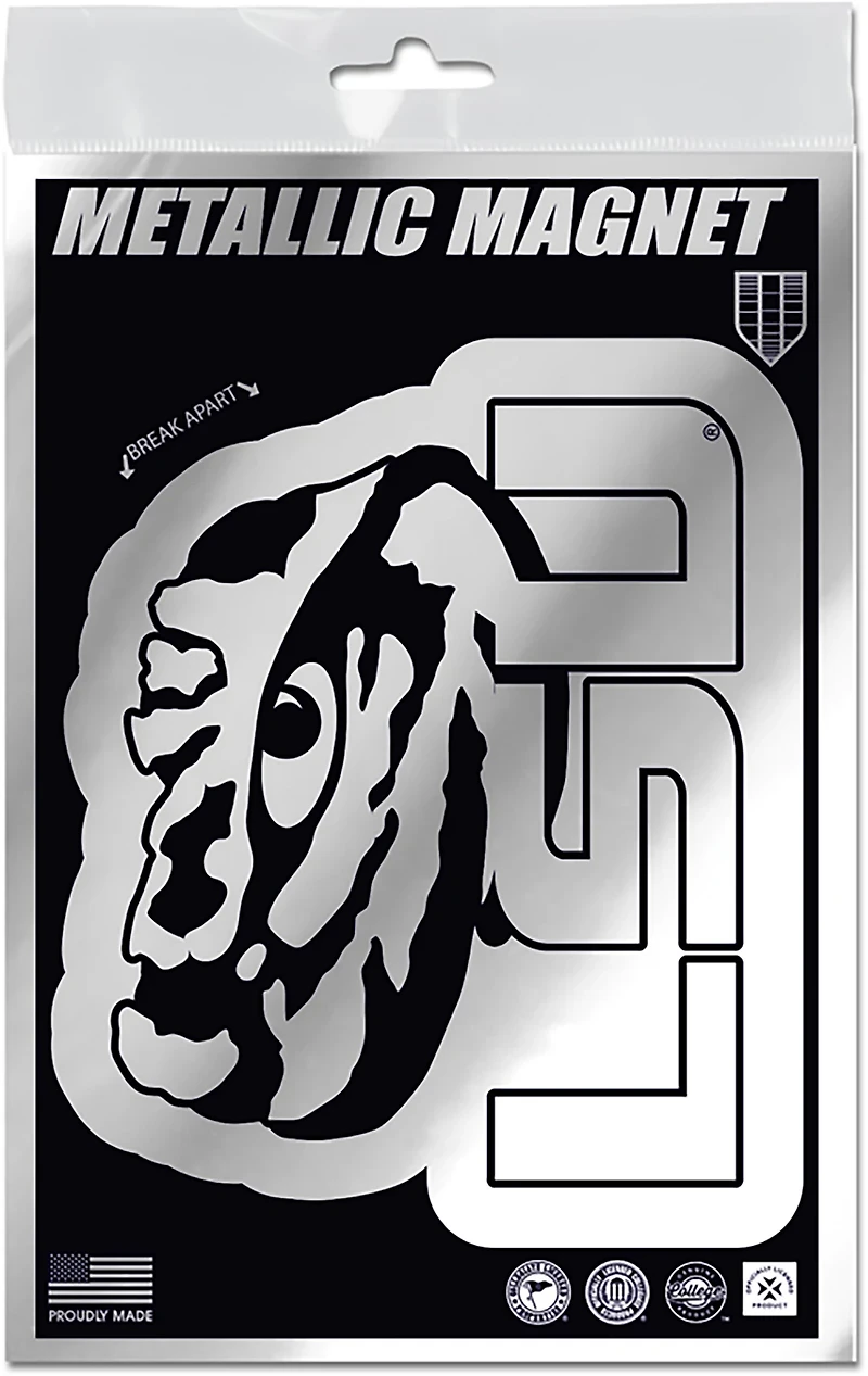 WinCraft Louisiana State University 3 in x 5 in Metallic Magnet