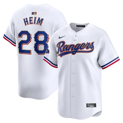 Nike Men's Rangers Heim Gold Limited Player Name & Number Jersey