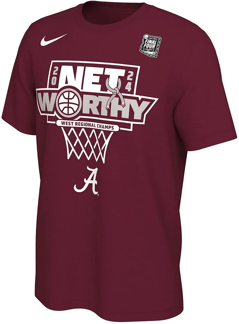 Nike Men's Alabama 24 March Madness Regional Champs Locker Room Short Sleeve T-shirt
