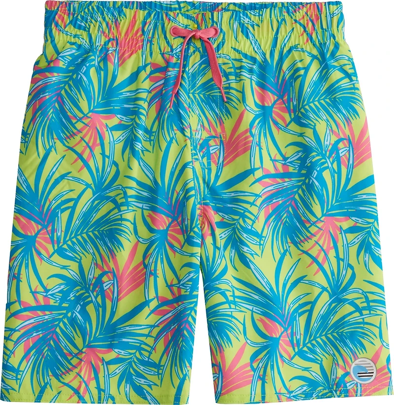 Laguna Boys' 8-14 Classic Palm Volley Swimsuit