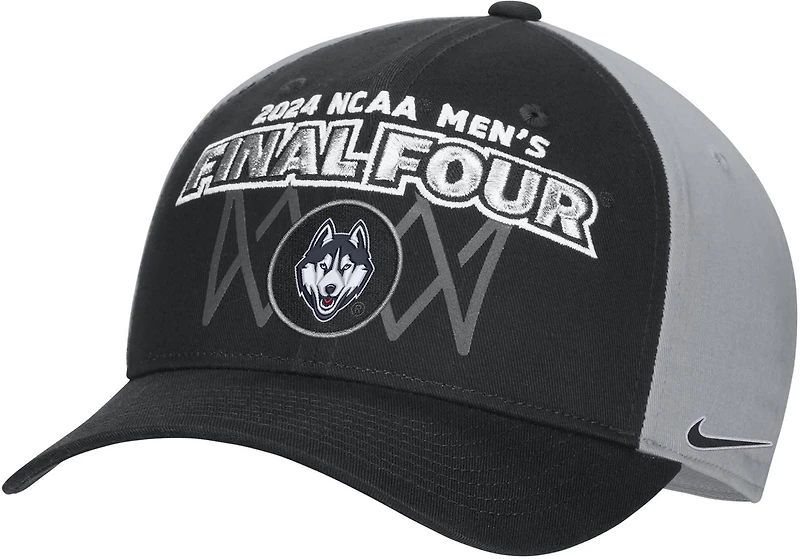 Nike Men's UConn Huskies NCAA 2024 Men's Basketball Regional Champs Final Four C99 Adjustable Hat