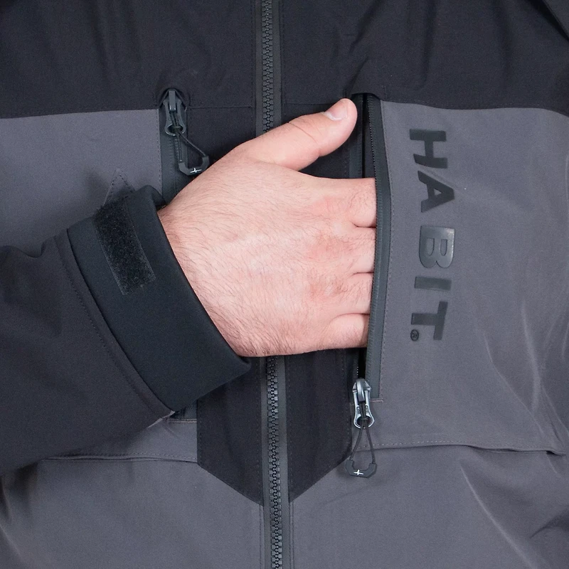 Habit Men's Shadow Series Anglers Bluff Rain Fishing Jacket