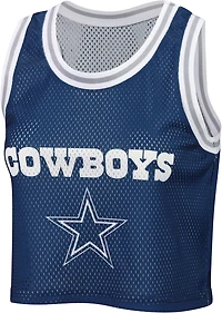FOCO Women's Dallas Cowboys Crop Mesh Jersey Tank