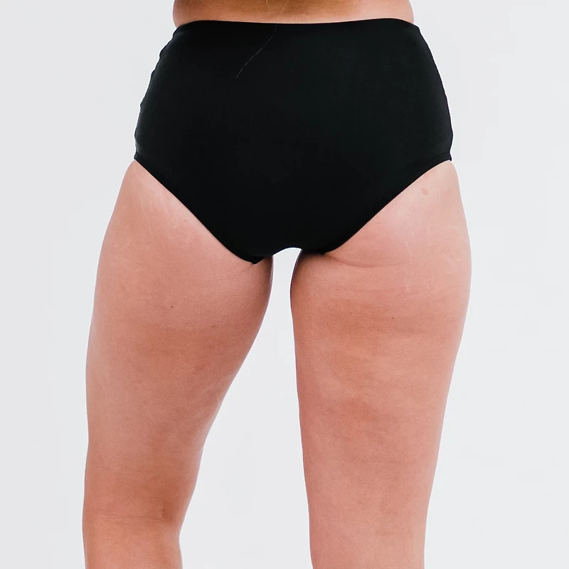 Calypsa Women's High-Waisted Bikini Bottom