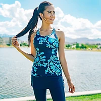 Calypsa Women's Maya Tankini Swim Top