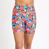 Calypsa Women's Mid-Thigh Swim Shorts
