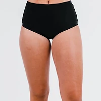 Calypsa Women's High-Waisted Bikini Bottom