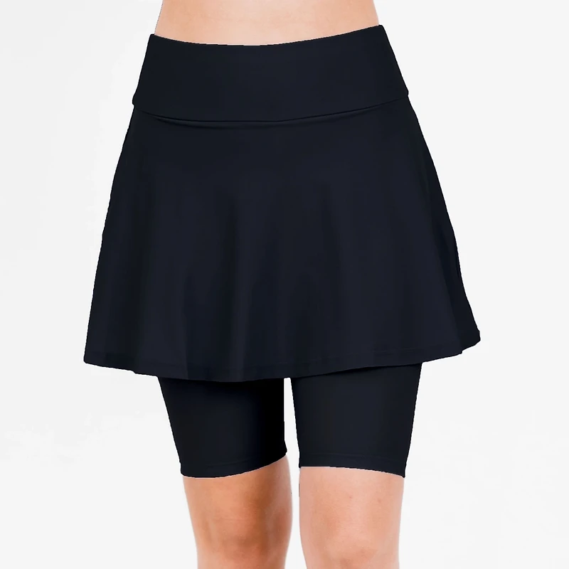 Calypsa Women's Midi Swim Skort